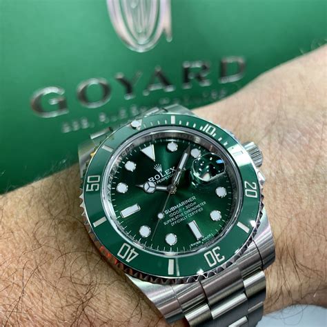 rolex submariner green price|rolex green bezel submariner.